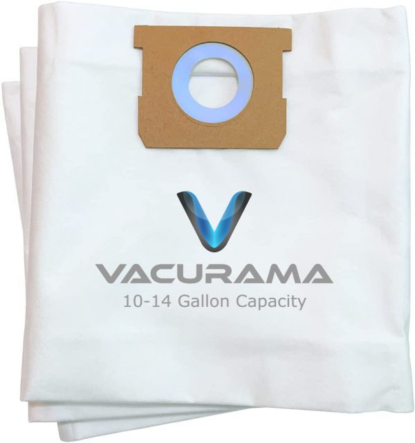 Vacurama HEPA Shop Vac 10-14 Gallon SV 90661 Vacuum Bags