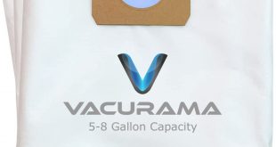 Vacurama ShopVac 5-8 Gallon SV 90661 Vacuum Bags with logo